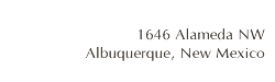 1646 Alameda NW Albuquerque, New Mexico